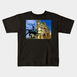France. Reims. Notre-Dame Cathedral. Kids T-Shirt